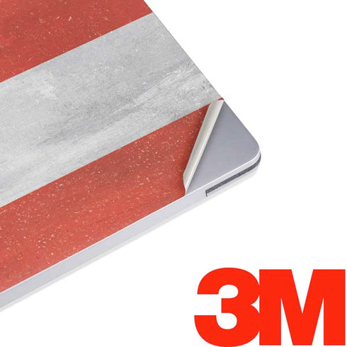 Puerto Rico Flag Distressed Surface Laptop 3 13.5in Skin